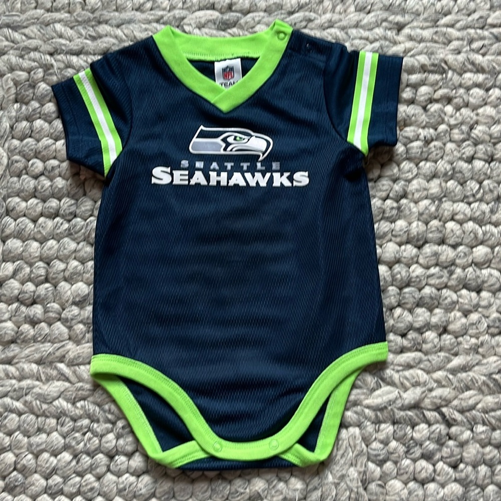 Seattle Seahawks onesie by NFL Team Apparel
